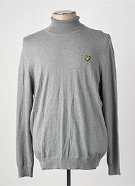 Pull col roulé gris LYLE & SCOTT homme