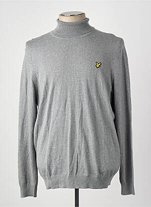 Pull col roulé gris LYLE & SCOTT homme
