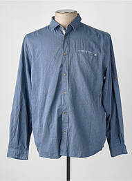 Chemise manches longues manches longues bleu TOM TAILOR homme