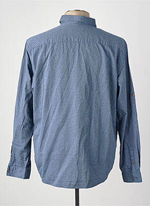 Chemise manches longues manches longues bleu TOM TAILOR homme