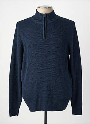 Pull col roulé bleu GARCIA homme