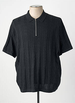 Polo noir JACK & JONES homme