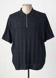 Polo noir JACK & JONES homme