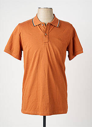 Polo marron BRUCE & BUTLER  homme