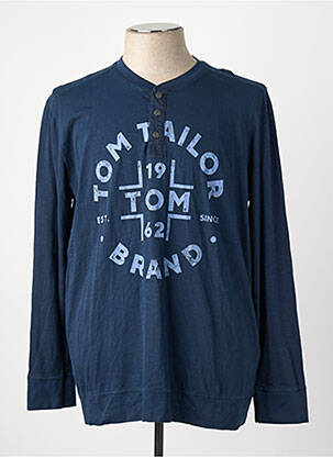 T-shirt bleu TOM TAILOR homme