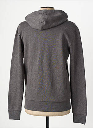 Sweat-shirt à capuche gris JACK & JONES homme