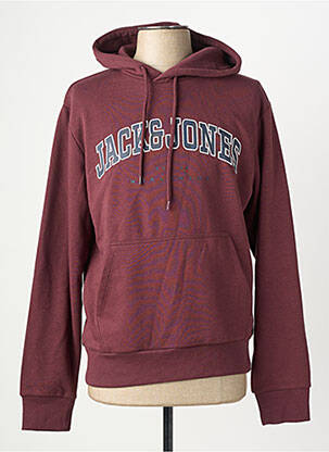 Sweat-shirt à capuche violet JACK & JONES homme
