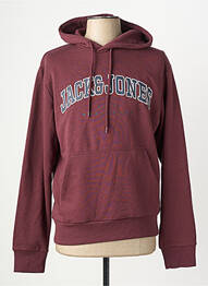 Sweat-shirt à capuche violet JACK & JONES homme