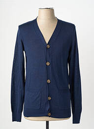 Gilet manches longues bleu LE FABULEUX MARCEL DE BRUXELLES homme