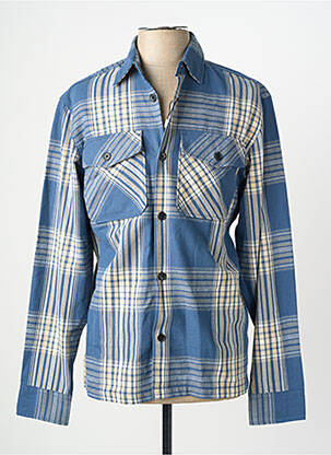 Chemise manches longues bleu JACK & JONES homme