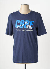 T-shirt coupe droite bleu JACK & JONES homme