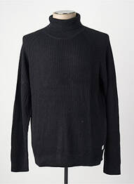 Pull col roulé noir JACK & JONES homme