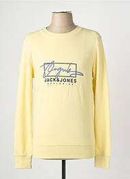 Pull jaune JACK & JONES homme