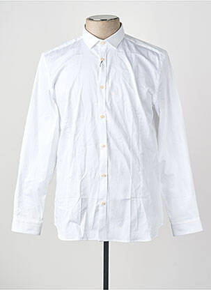 Chemise manches longues blanc JACK & JONES homme