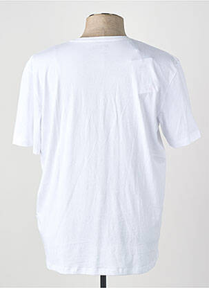 T-shirt col rond blanc SELECTED homme