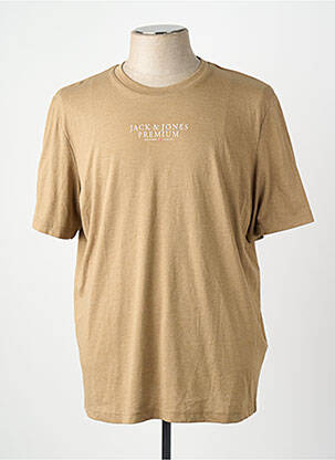 T-shirt marron JACK & JONES homme
