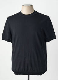 T-shirt noir MANGO homme