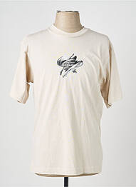 T-shirt manches courtes manches courtes beige JACK & JONES homme