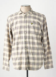 Chemise manches longues beige LYLE & SCOTT homme