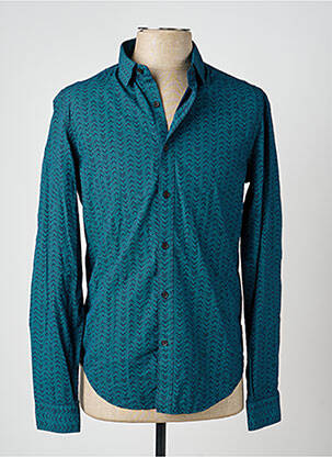 Chemise manches longues vert GARCIA homme