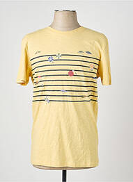 T-shirt jaune JACK & JONES homme