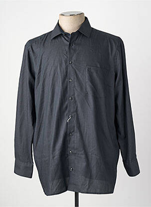 Chemise manches longues noir OLYMP homme