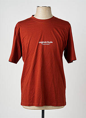 T-shirt rouge JACK & JONES homme