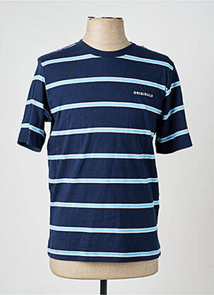 T-shirt bleu JACK & JONES homme