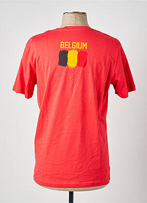 T-shirt coupe droite manches courtes rouge JACK & JONES homme