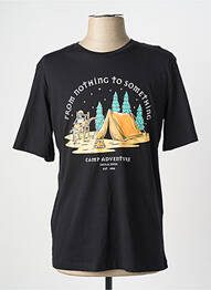 T-shirt noir JACK & JONES homme