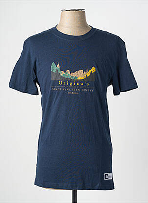 T-shirt bleu JACK & JONES homme