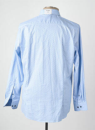 Chemise manches longues bleu OLYMP homme