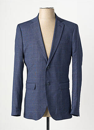 Blazer col tailleur bleu SELECTED homme