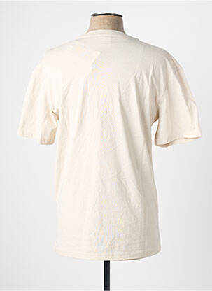 T-shirt col rond manches courtes beige JACK & JONES homme