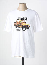 T-shirt blanc JACK & JONES homme