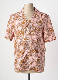 Chemise manches courtes marron ANTWRP homme