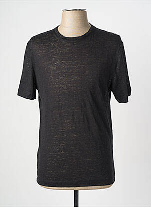 T-shirt noir MANGO homme