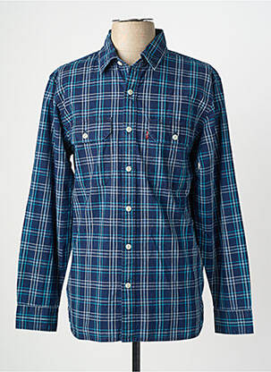 Chemise manches longues bleu LEVI'S homme