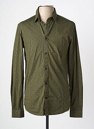 Chemise manches longues vert PETROL INDUSTRIES homme