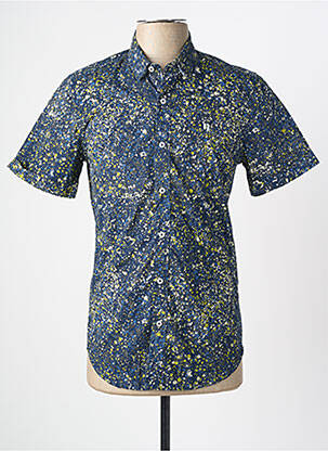 Chemise manches courtes bleu GARCIA homme