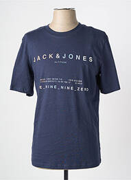 T-shirt manches courtes manches courtes bleu JACK & JONES homme