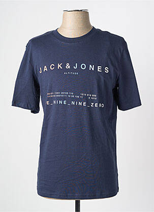 T-shirt manches courtes manches courtes bleu JACK & JONES homme