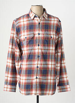 Chemise manches longues rouge LEVI'S homme