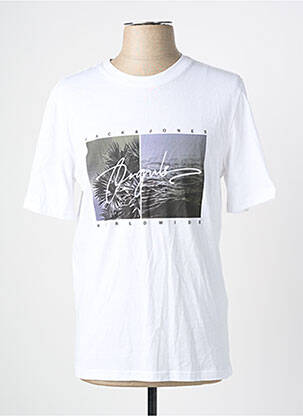 T-shirt blanc JACK & JONES homme