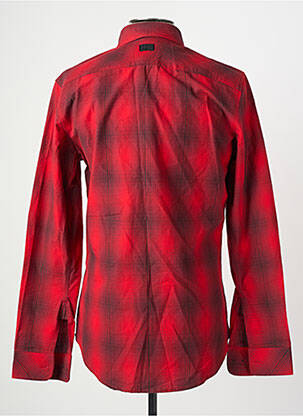 Chemise manches longues rouge G STAR homme