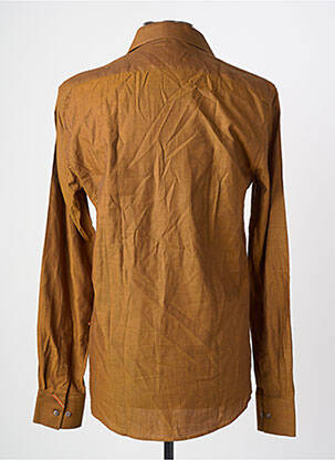 Chemise manches longues marron LE FABULEUX MARCEL DE BRUXELLES homme