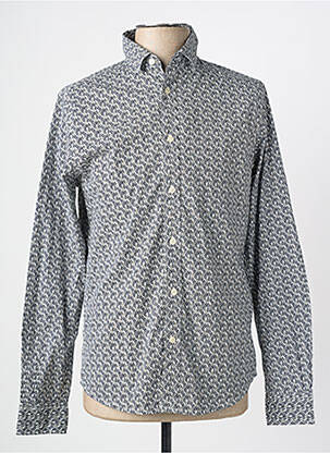 Chemise manches longues bleu TOM TAILOR homme