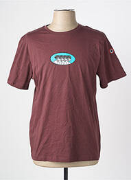 T-shirt marron CYCLO CLUB MARCEL  homme