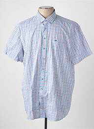 Chemise manches courtes bleu FYNCH-HATTON homme