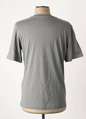 T-shirt col rond gris JACK & JONES homme